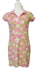 Lilly Pulitzer Youth Size 14 Vintage White Label Floral Dress Preppy Cottage