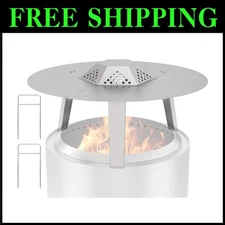 Lightweight and Portable Heat Deflector for Solo Stove Bonfire 2.0 Accessories
