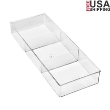 Clear Plastic Resin Organizer School Office Crafts Cosmetics Kitchen Gadgets New