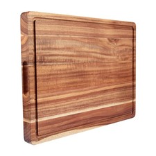 Cutting Boards Acacia Wood Cutting Boards for Kitchen, Reversible Chopping Board