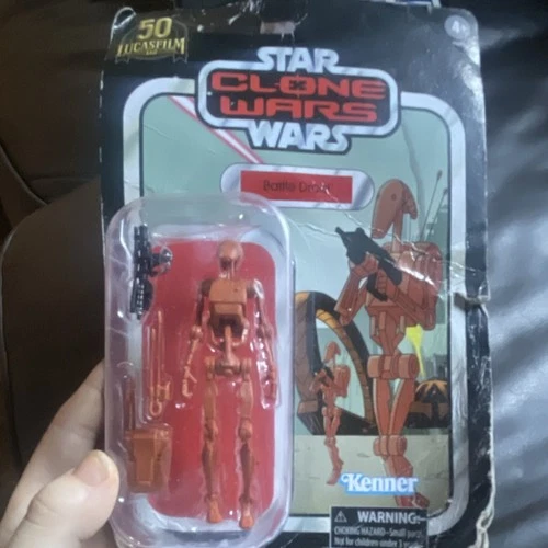 Kenner Star Wars Clone Wars Battle Droid Figure Science Fiction & Horror Series