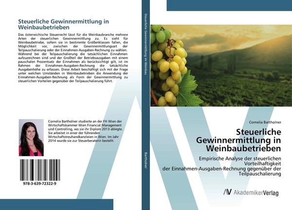 Steuerliche Gewinnermittlung In Weinbaubetrieben Cornelia Bartholner-image