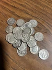 25 Silver Dimes – Good Condition - 90% Silver (Pre-1965) – 1.81 oz ASW