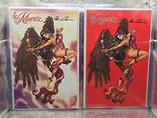 La Muerta Pin Ups #1 Paramour Edition 2 Book Set Harrigan CVR Signed By Pulido