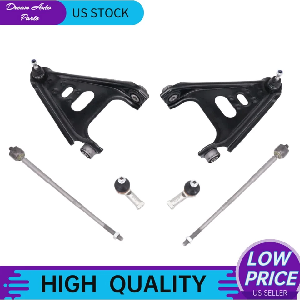 Set of 6 Control Arms Tie Rods Ball Joints Kit For 2008-13 Smart ForTwo US Stock Foto 4 de 4