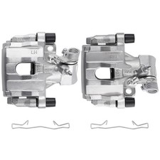 Pair Rear Brake Calipers W Bracket For Ford Focus 2012-2018 4-wheel Disc Brakes
