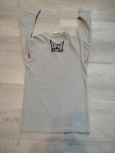 Tapout MPS Shirt Herren M grau Thermo Waffelstrick tailliert Langarm Y2K Grunge - Bild 3 von 7