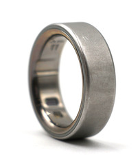 Oura Ring 4 - Titanium - Size 11 - Brushed Silver - JZ90-54220-11 - SCRATCHED 