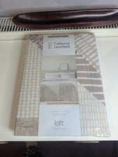 Catherine Lansfield Double Fully Reversible Duvet Cover Set Larsson Geo