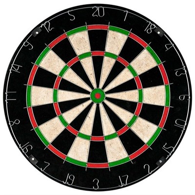 18 In Professional Regulation Size Bristle Dart Board High Quality 10 Lb