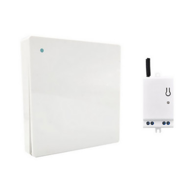 433MHz AC90-250v Wireless RC Kinetic Self-Powered Wall Light Switch Waterproof