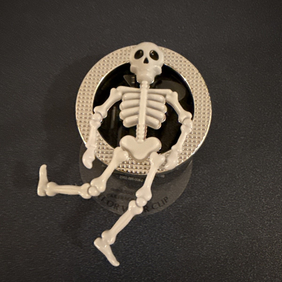 Bath & Body Works Scentport Car Halloween Vent Visor Clip Skelton