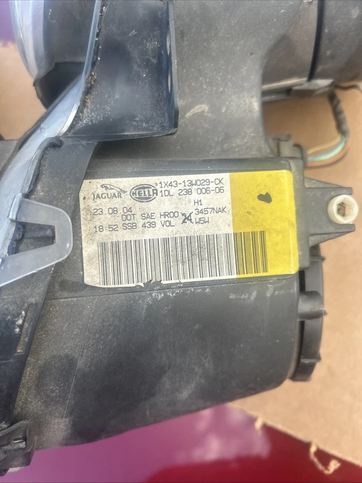 Оригинальная галогенная фара для правостороннего пассажира 02–08 Jaguar X-Type 1x43–13W029-CCK - Изображение 3 из 4