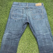 Ralph Lauren Denim Supply Straight Jeans Mens 40x30 Blue Denim Dark Wash