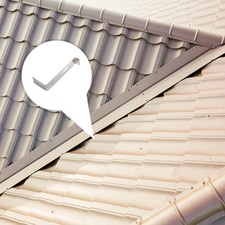  50 Pcs Glazed Tile Fixing Hook Roof Anchor Clip Heat Cable Clips