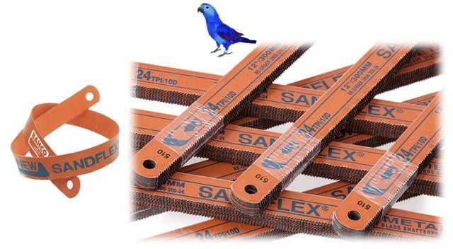 50 x Bahco 300mm 12"" Sandflex Shatter Proof Bi-Metal Hacksaw  18 TPI 3906