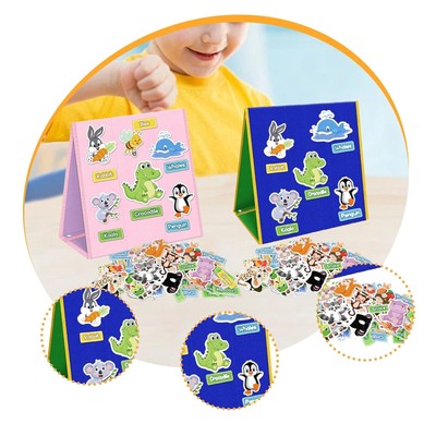 Foldable Filz Board Interactive Early Learning für das Home -Klassenzimmer