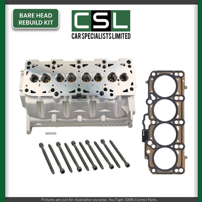 VW GOLF 1.9 2.0 TDi CYLINDER HEAD WITH HEAD GASKET & BOLTS AXB AXC BARE AXR BXE