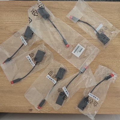 Lenovo ThinkPad X1 Carbon Ethernet Verlängerungskabel Adapter 4X90F84315 x 7 Stück