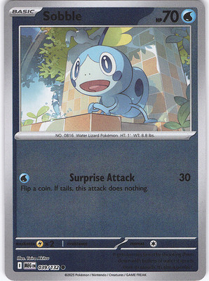 Sobble Common ME01: Mega Evolution 039/132 NM