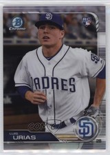 2019 Bowman Chrome Rookie Image Variation SP Luis Urias (White Jersey) #53 8k4