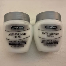 2 PACK COMBO XtraCare Anti Wrinkle Cream AHA’s & Collagen 6 oz Each Firming
