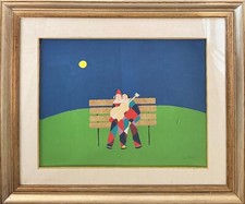 WALTER POZZI 40x50 olio su cartone telato completo di cornice