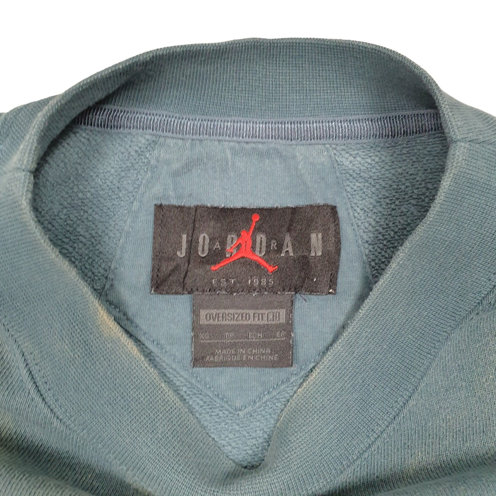 NIKE JORDAN Crewneck Nike Jordan Flight Jumpman Cotton Jumper Sweatshirt Mens S image 2