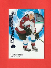 2020-21 SP BLUE ROOKIE AUTHENTICS # 108 Shane Bowers COLORADO AVALANCHE