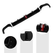 For 2018-2022 Honda Accord Sedan 4-Door Rear Bumper Diffuser Lip Spoiler + Light