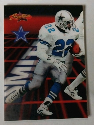 Emmitt Smith 1994 Pinnacle Sportsflics NFL CARD #177, Dallas Cowboys