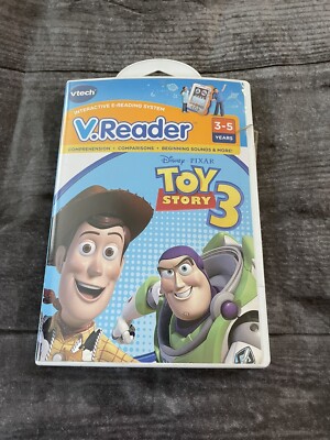 vtech V.Reader Disney Pixar Toy Story 3 Beginning Sounds Comprehension New