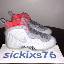 Nike Little Posite Pro GS   Pure Platinum  Sz 4Y/Women's 5.5 644792 005 