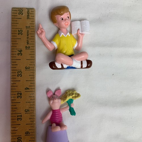 Disney Winnie The Pooh Friends Christopher Robin & Piglet PVC Cake Topper Lot 2 - Bild 6 von 6