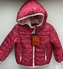 Girls Size 24M Adorable ZeroXposur Winter Jacket Hooded Puffer Pink New