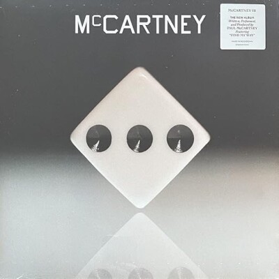 Paul McCartney McCartney III Black Vinyl LP White Dice New Sealed