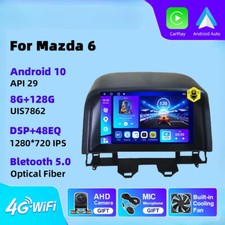 Car Radio For Mazda 6 GPS Navigation Stereo Audio Video Android 10 Wifi Carplay