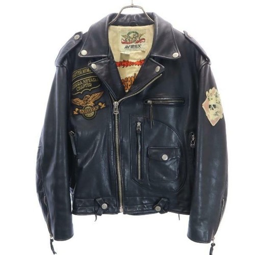 AVIREX Double Riders Leather Jacket 