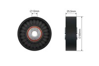 NTY Spannrolle Keilrippenriemen FÜR Saab 9000 2.0/2.3 09.88-12.98 RNK-SA-00
