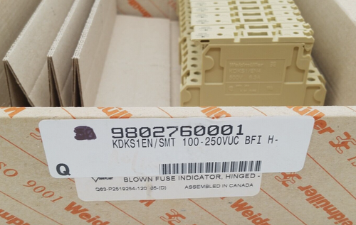 Weidmuller 9802760001 KDKS1EN/SMT Fuse Terminal Block - Box of 18 - Picture 2 of 4