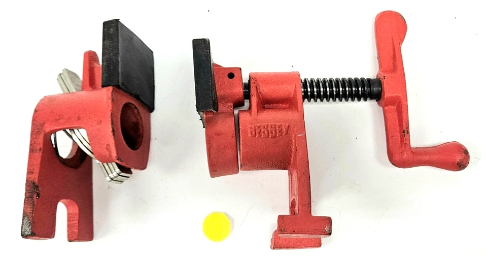 BESSEY PIPE CLAMP: LIGHT DUTY PC34-2 440 LB CLAMPING FORCE 1 3/4 IN THROAT DP - image 3 of 4