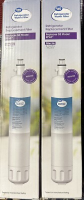 Great Value Refrigerator Filter GVF033 - Fits GE RPWF & Others Listed - Lot Of 2