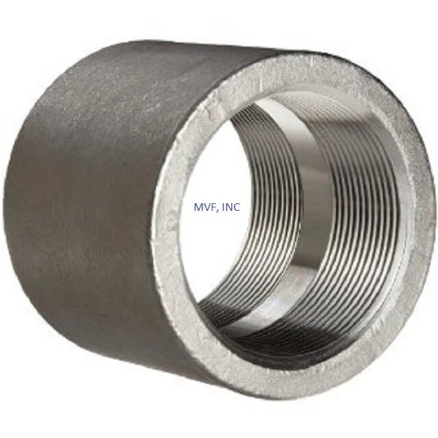 1-1/4" 3000 (3M) Threaded (NPT) Full Coupling A105 Forged Steel FS050721 - Image 3 of 4