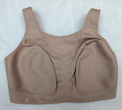 Glamorise Sport sz 34DD Sports Bra No Bounce Cami beige style 1066 3283