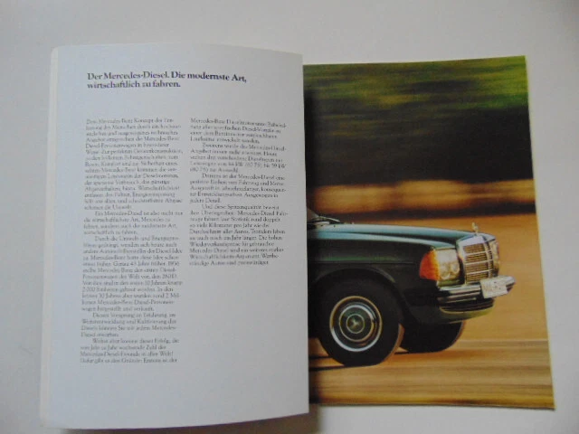 Mercedes Benz 200D 1979 original, 240D, folleto 300D - versión alemana Foto 3 de 4
