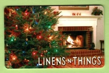 LINENS-N-THINGS Christmas Tree By Fireplace 2007 Gift Card ( $0 )  