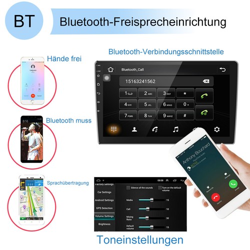 Android 10.0 Autoradio Für Ford Fiesta 2009-2014 GPS Navi WIFI FM RDS Bluetooth - Bild 7 von 18