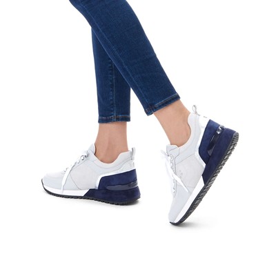 carvela blue trainers