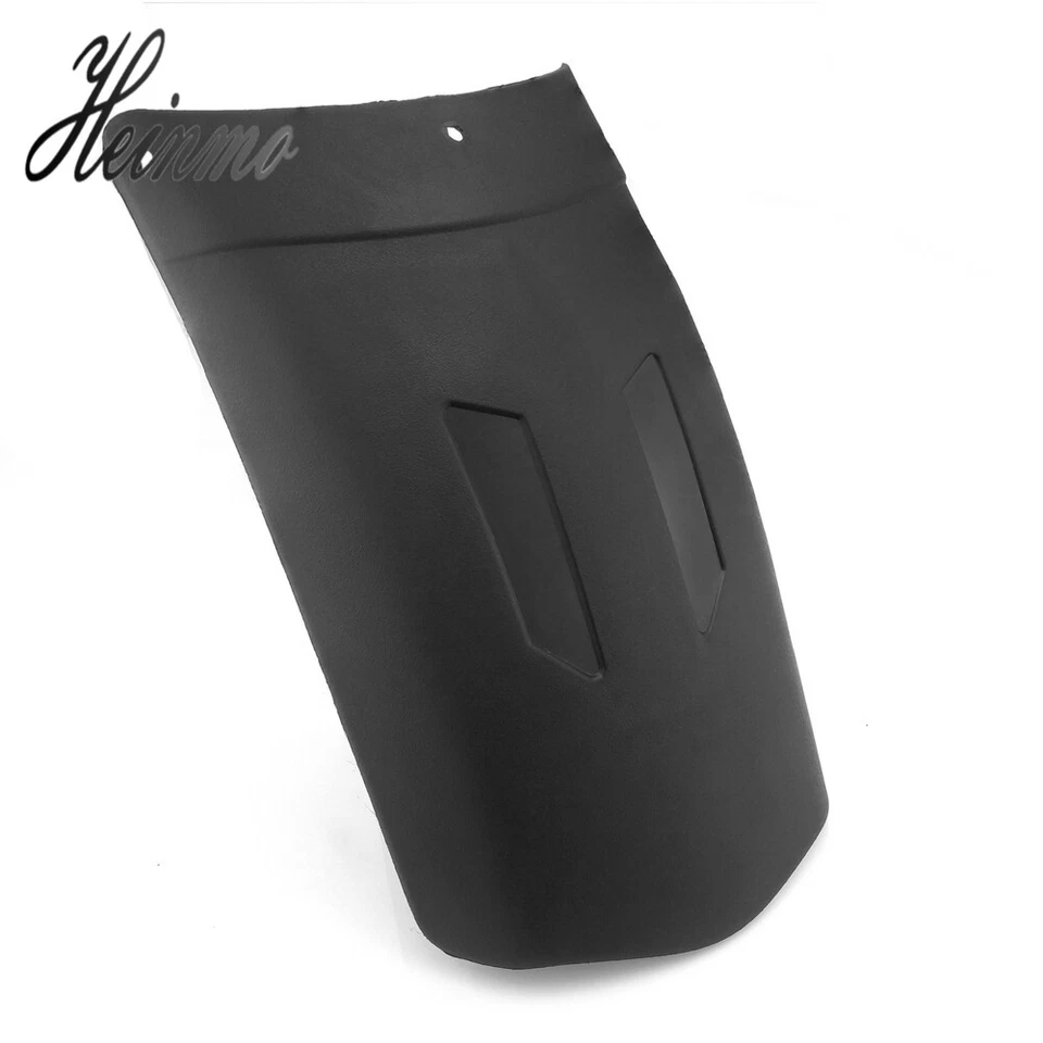 Motorcycle Universal Rear Tire Wheel Cover Fender Mudguard Splash Guard Black - Image 4 of 4