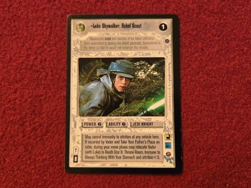 Star Wars CCG Reflections II Luke Skywalker, Rebel Scout